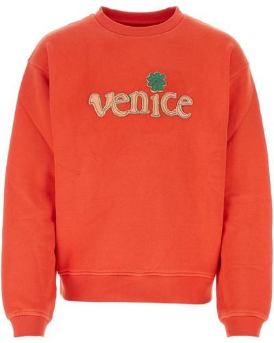 ERL Venice Crewneck Knit - Orange