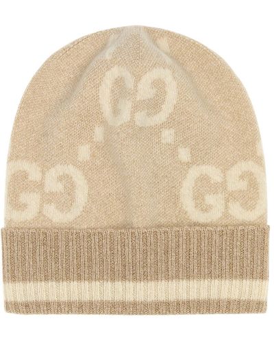 Gucci Hat Lux Canvy Hat - Natural