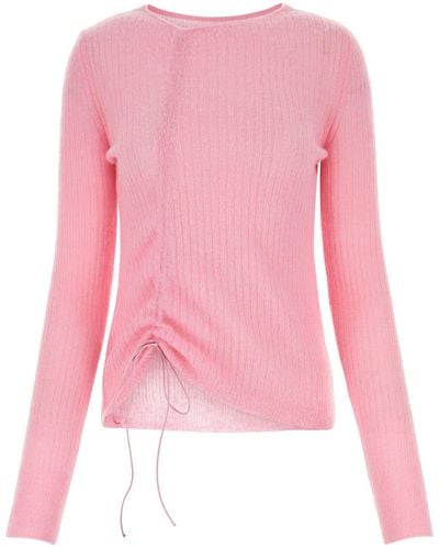 Cecilie Bahnsen Ussi Venus Soft Knit Pullover - Pink