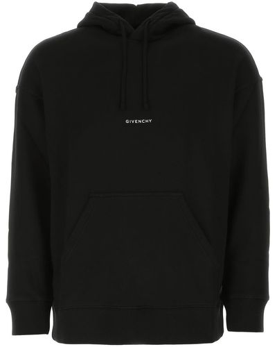 Givenchy Black Cotton Sweatshirt