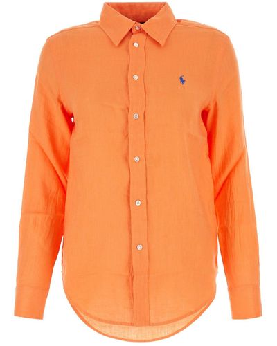 Polo Ralph Lauren Linen Shirt - Orange