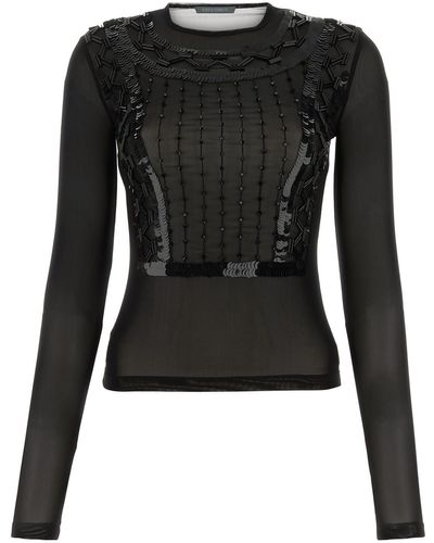 Alberta Ferretti MAGLIA - Nero