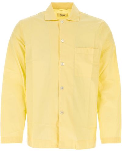 Tekla Camicie - Yellow