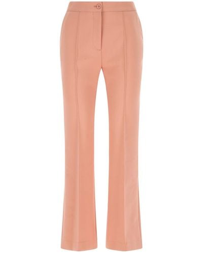 See By Chloé Dark Stretch Cotton Ble - Pink