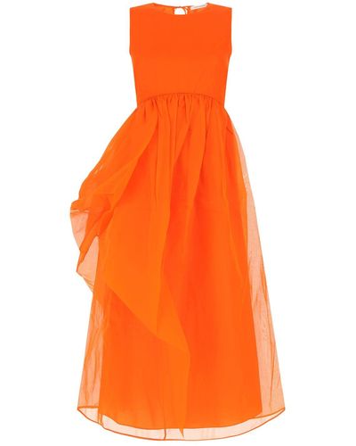 Cecilie Bahnsen Long Dresses. - Orange