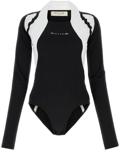 1017 ALYX 9SM Two-toned Logo Embroidered Bodysuit - Black