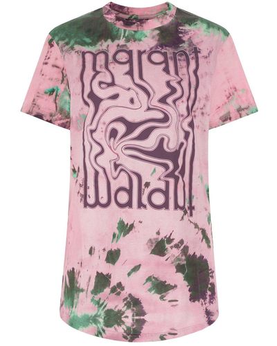 Isabel Marant Cotton Edwige T-shirt - Pink