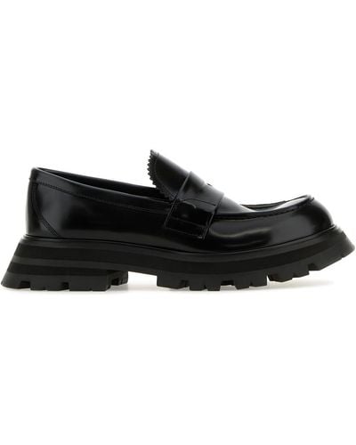 Alexander McQueen Shoe Leathe.s.rubbe. - Black