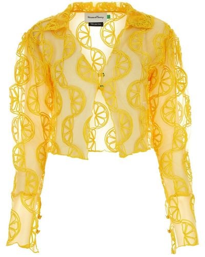 House Of Sunny Camicia - Yellow