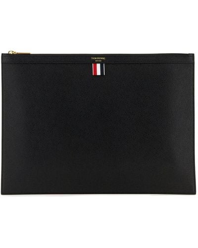 Thom Browne Portafoglio - Black