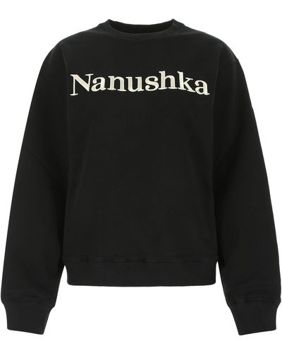 Nanushka Black Cotton Remy Sweatshirt
