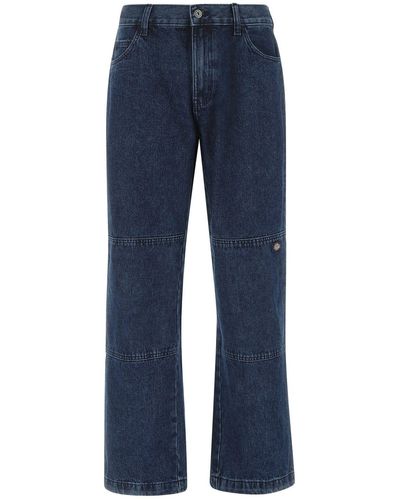 Dickies DOUBLE KNEE DENIM PANT - Blu