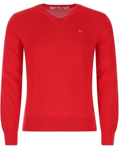 COMME DES GARÇONS PLAY Maglione - Red