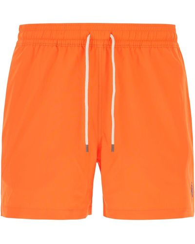 Orange Polo Ralph Lauren Beachwear and Swimwear for Men | Lyst