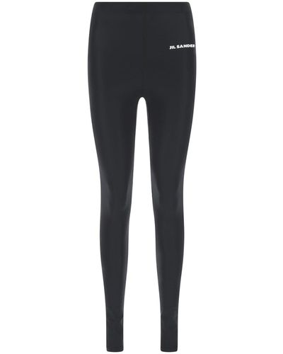 Jil Sander Stretch Nylon leggings - Black
