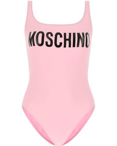 Moschino Stretch Nylon Swimsuit - Pink