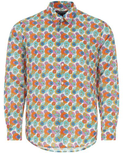 Vilebrequin Embroidered Cotton Shirt - Multicolor