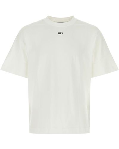Off-White c/o Virgil Abloh T-shirt con stampa - Bianco