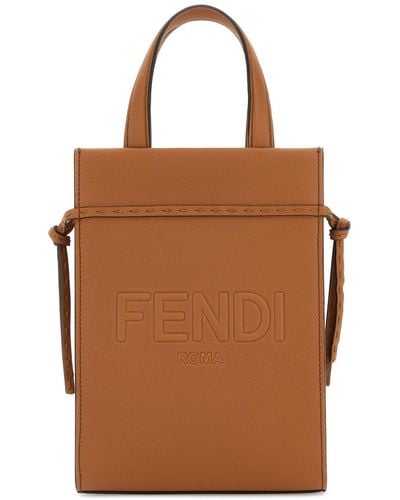 Fendi Handbags. - Brown