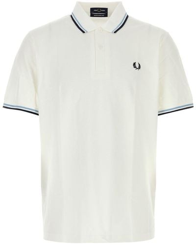 Fred Perry Shirt Twin Tipped M12 300 - Bianco