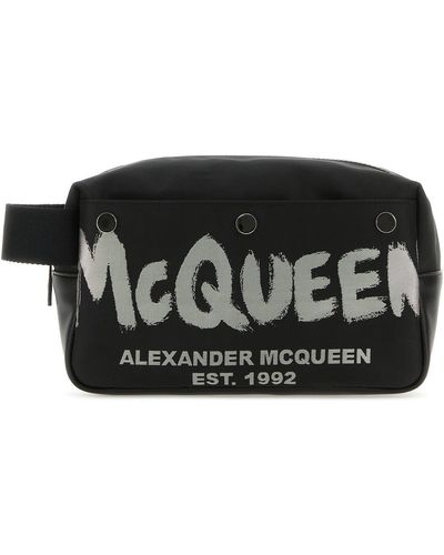 Alexander McQueen New Mcq Graffiti J/sca - Black