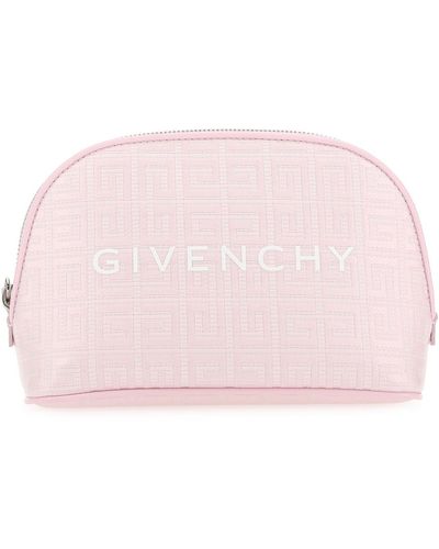 Givenchy Logo-embossed Zip Around Beauty Case - Pink