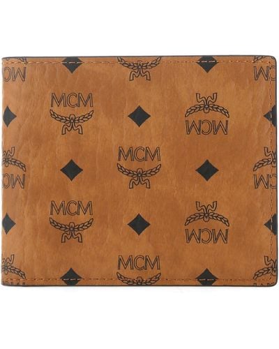 MCM M-veritas Bi-fold Wallet - Brown