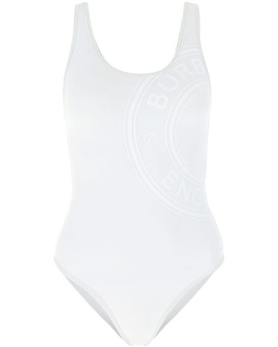 Burberry Stretch Nylon Swimsuit - White