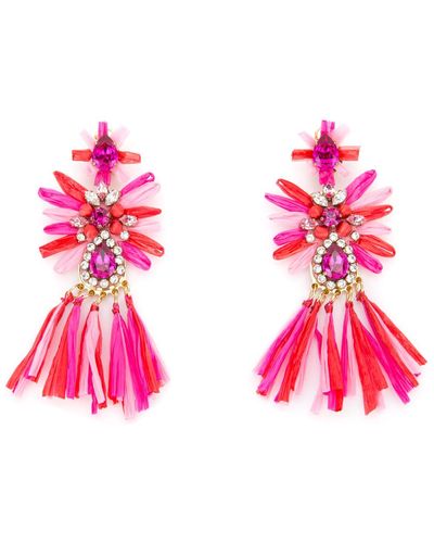 Shourouk Sicily Earrings - Pink