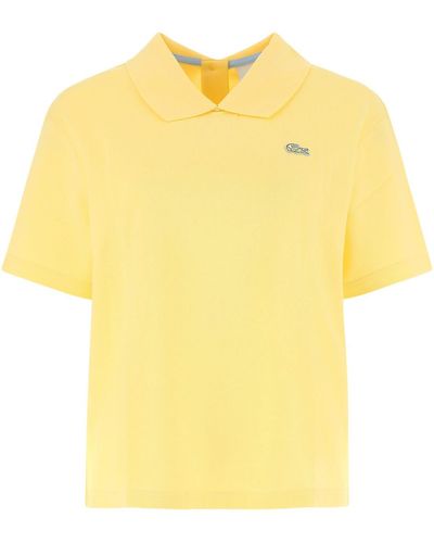 Lacoste Yellow Piquet Polo Shirt