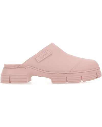 Ganni Pastel Rubber Slippers - Pink