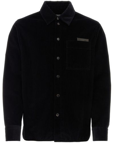 Bottega Veneta Shirt Corduroy - Black