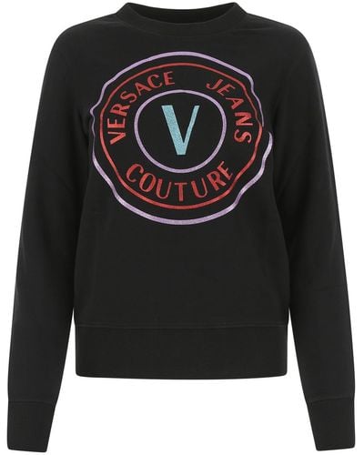 Versace Cotton Sweatshirt - Black