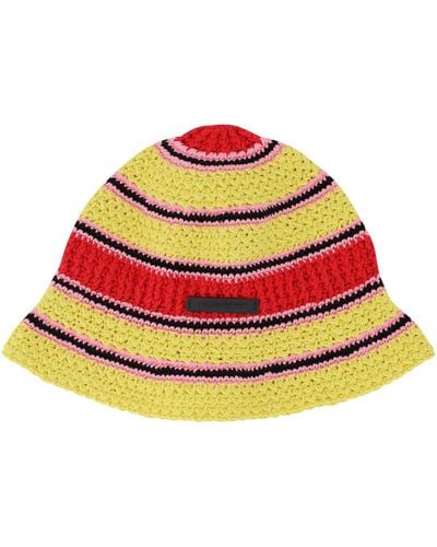 Stella McCartney Embroidered Crochet Hat