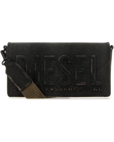DIESEL Biscotto Shoulder Bag M - Black