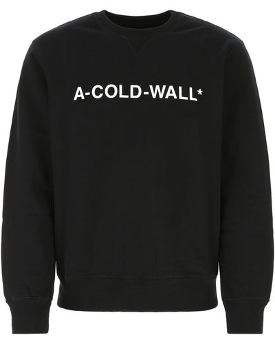 A_COLD_WALL* Cotton Sweatshirt - Black