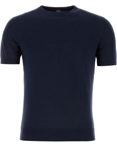 Fedeli T Shirt Mm - Blue