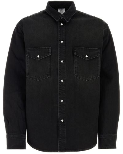 Vetements Camicia - Black