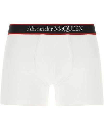 Alexander McQueen BOXER - Bianco