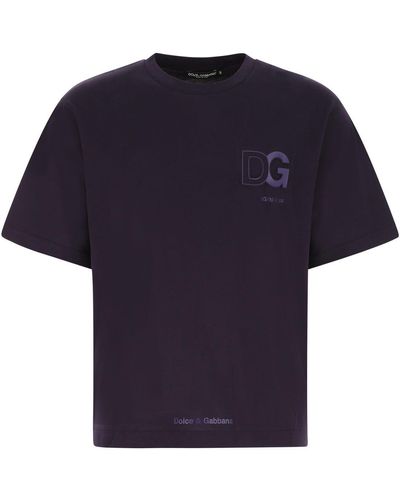 Dolce & Gabbana Cotton T-shirt - Purple
