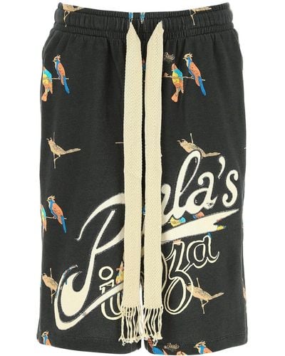 Loewe Printed Cotton Paula's Ibiza Bermuda Shorts - Multicolour