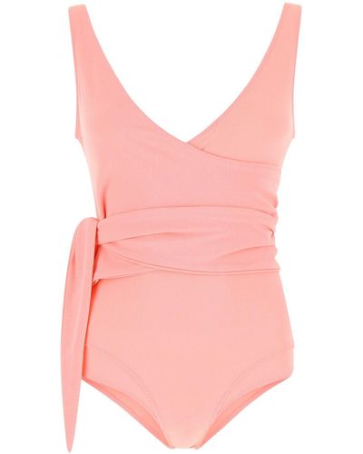 Lisa Marie Fernandez Stretch Nylon Louise Swimsuit - Pink