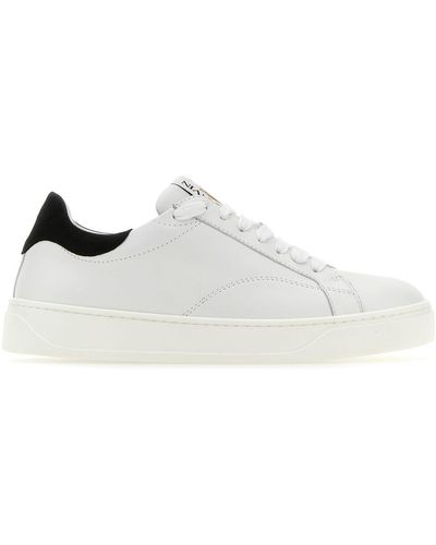 Lanvin Sneakers in pelle bianca ddb0 - Bianco