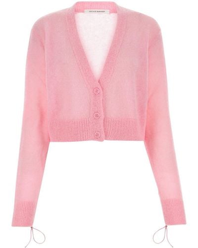 Cecilie Bahnsen Vicki Venus Soft Knit Cardigan - Pink
