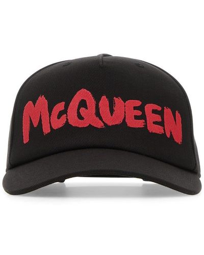 Alexander McQueen Hat New Graffiti - Red