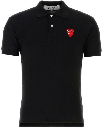 COMME DES GARÇONS PLAY Polo - Black