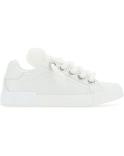Dolce & Gabbana Custom 2.zero Low-top Sneakers - White