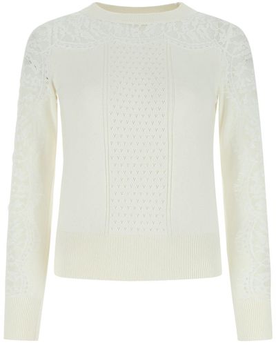 See By Chloé Ivory Cotton Ble - White