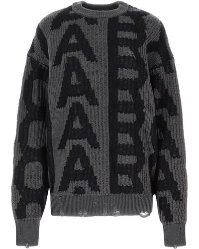 Marc Jacobs Pullover Monogram Distressed - Nero