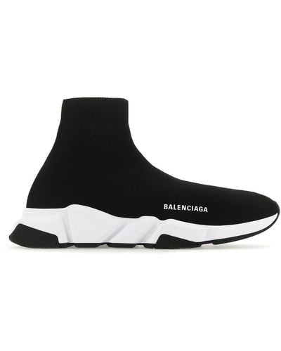 Balenciaga Sneakers speed in maglia riciclata - Nero